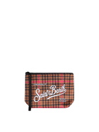 MC2 Saint Barth Aline Wooly Pochette With Pied De Poule Print