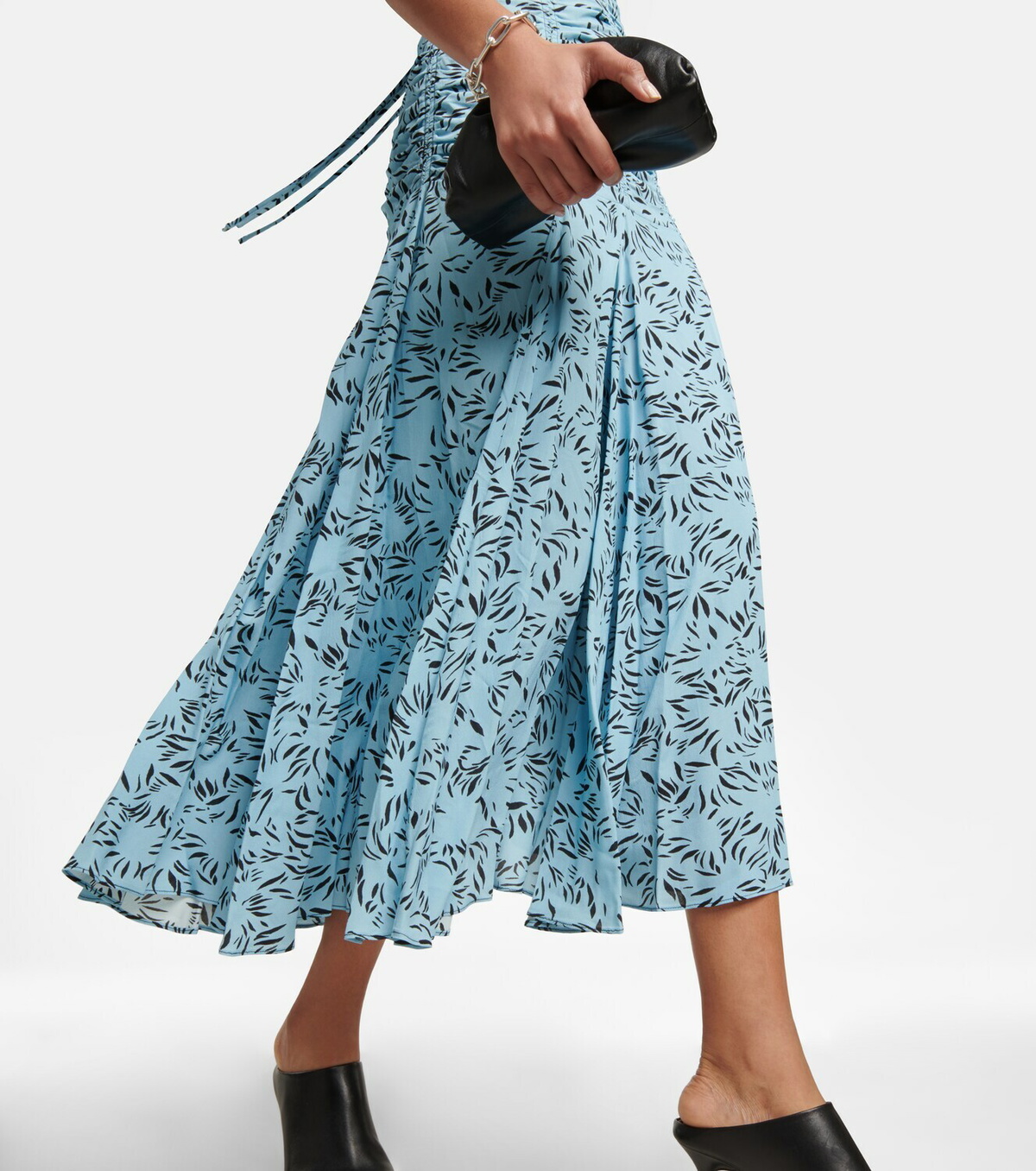 Proenza Schouler - Floral ruched jersey maxi dress Proenza