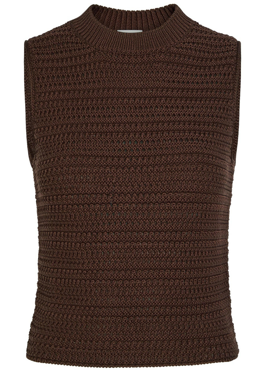 Tods Knit Cotton top Brown