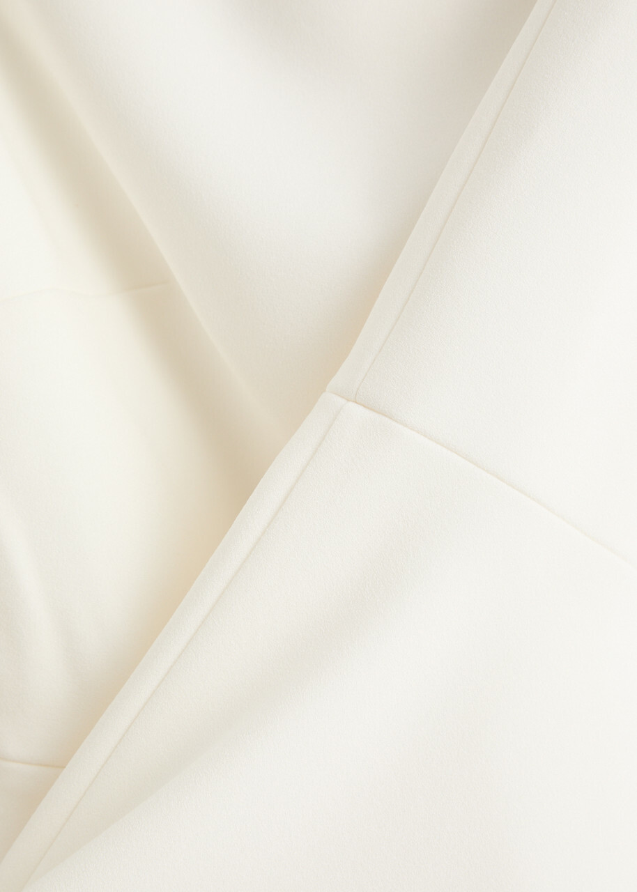 Roksanda Brigitte Pleated Midi Dress Ivory