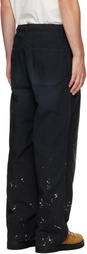 visvim Black Survey Trousers