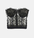 Alexander McQueen - Lace bustier