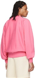 Late Checkout Pink Crewneck Sweatshirt