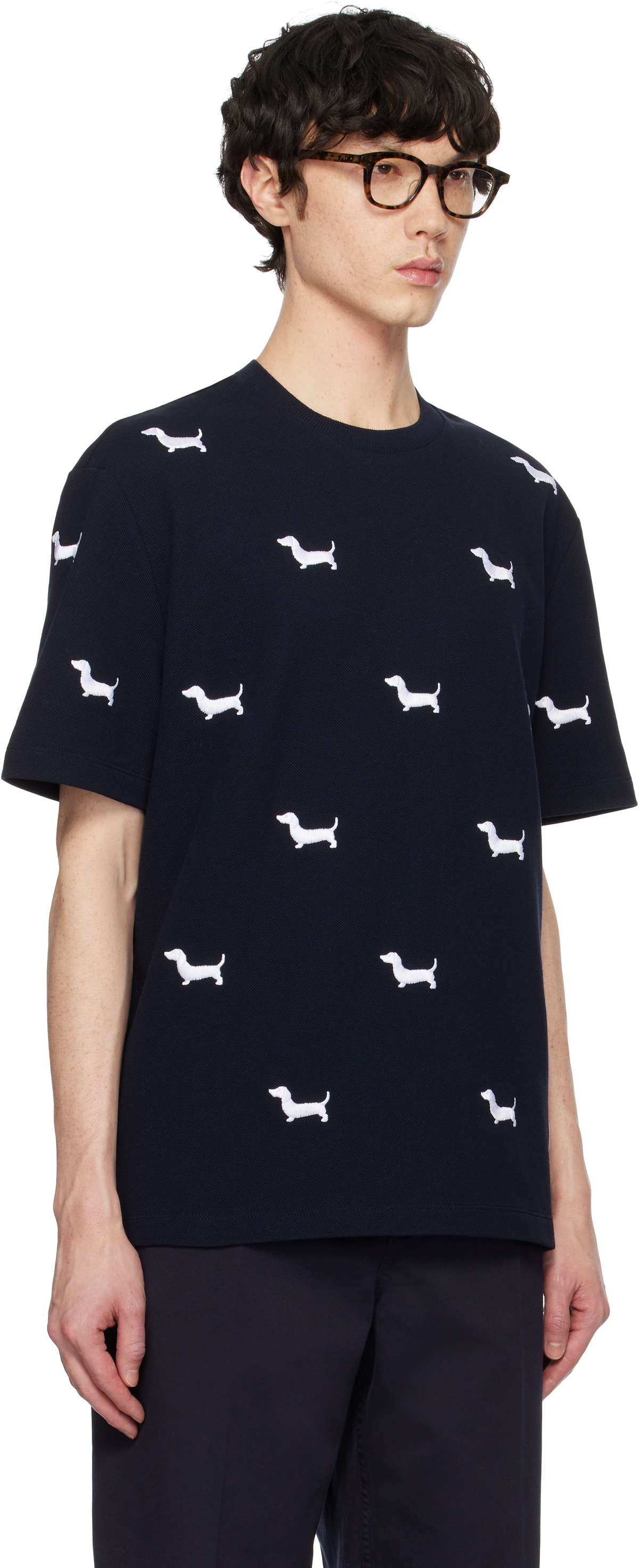 Thom Browne classic piqué t-shirt main image 0