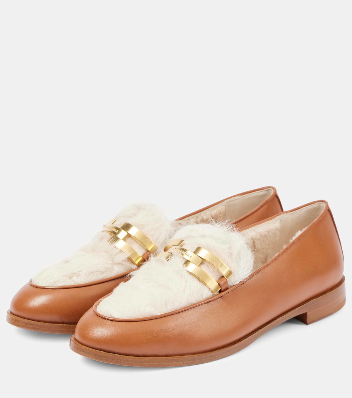 Aquazzura Brandi shearling loafers