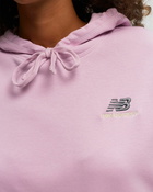 New Balance Essentials Uni Ssentials Po Hoodie Pink - Womens - Hoodies