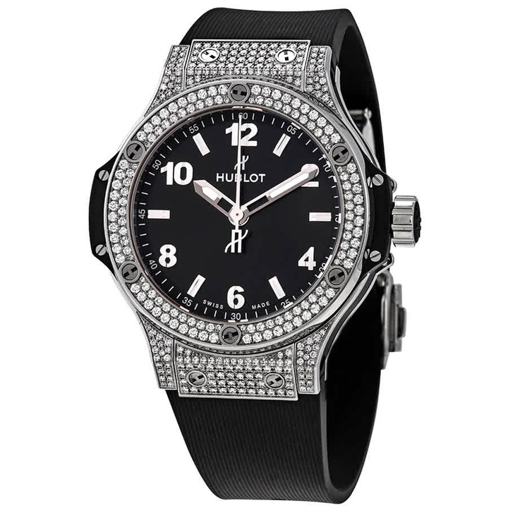 Photo: Hublot Big Bang Black Dial Black Rubber Ladies Watch 361.SX.1270.RX.1704