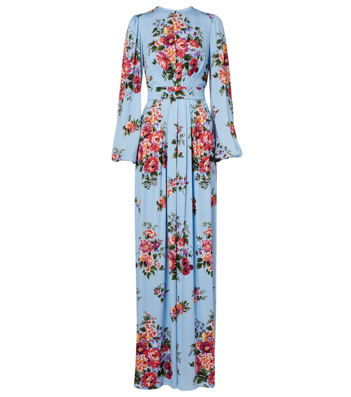 Photo: Dolce&Gabbana Floral silk-blend gown