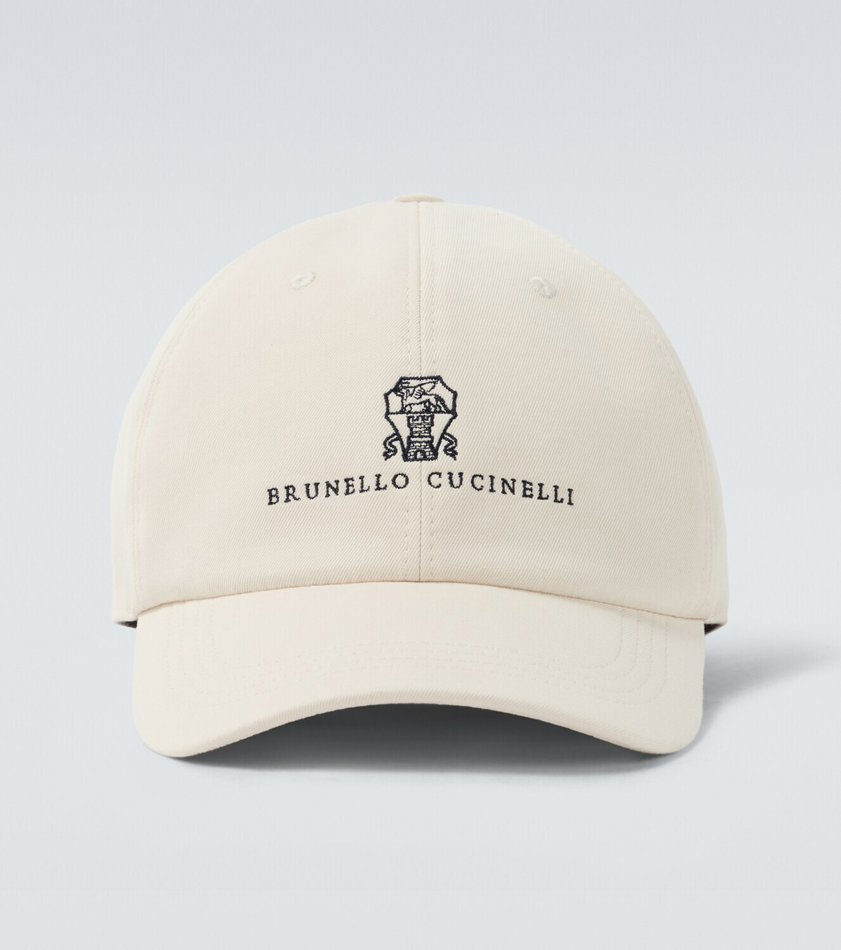 Brunello Cucinelli Logo cotton gabardine baseball cap