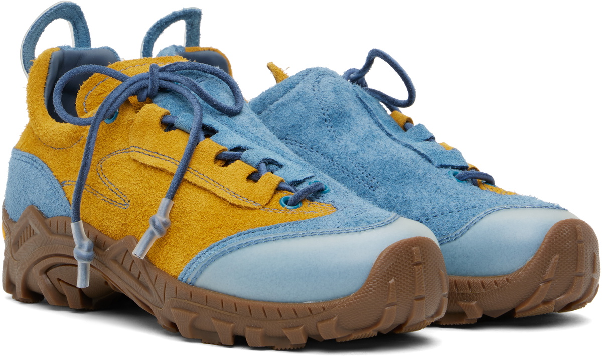 OUR LEGACY Blue & Tan Gabe Sneakers Our Legacy