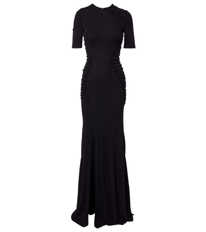 Photo: Victoria Beckham Ruched crêpe jersey maxi dress