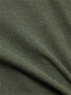 Schiesser - Cotton-Jersey Henley T-Shirt - Green