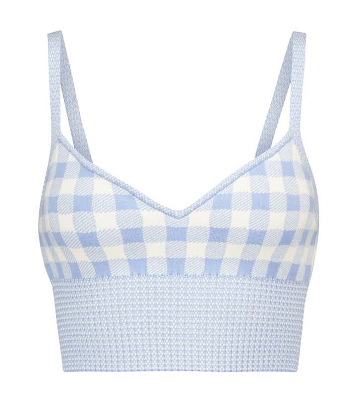 Photo: Altuzarra - Tyler gingham knit bralette