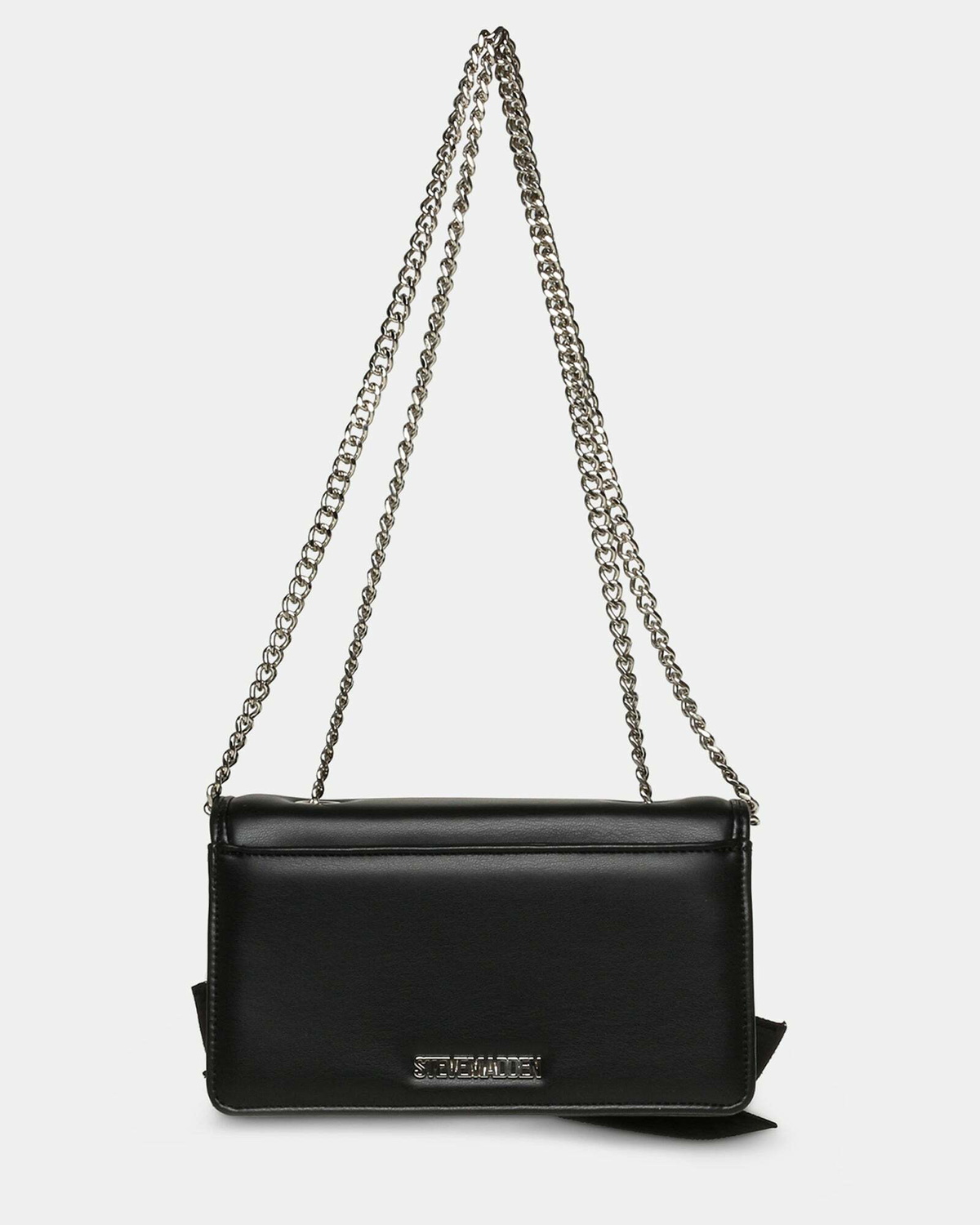 Steve Madden Bsaucerr Bag in Black Satin