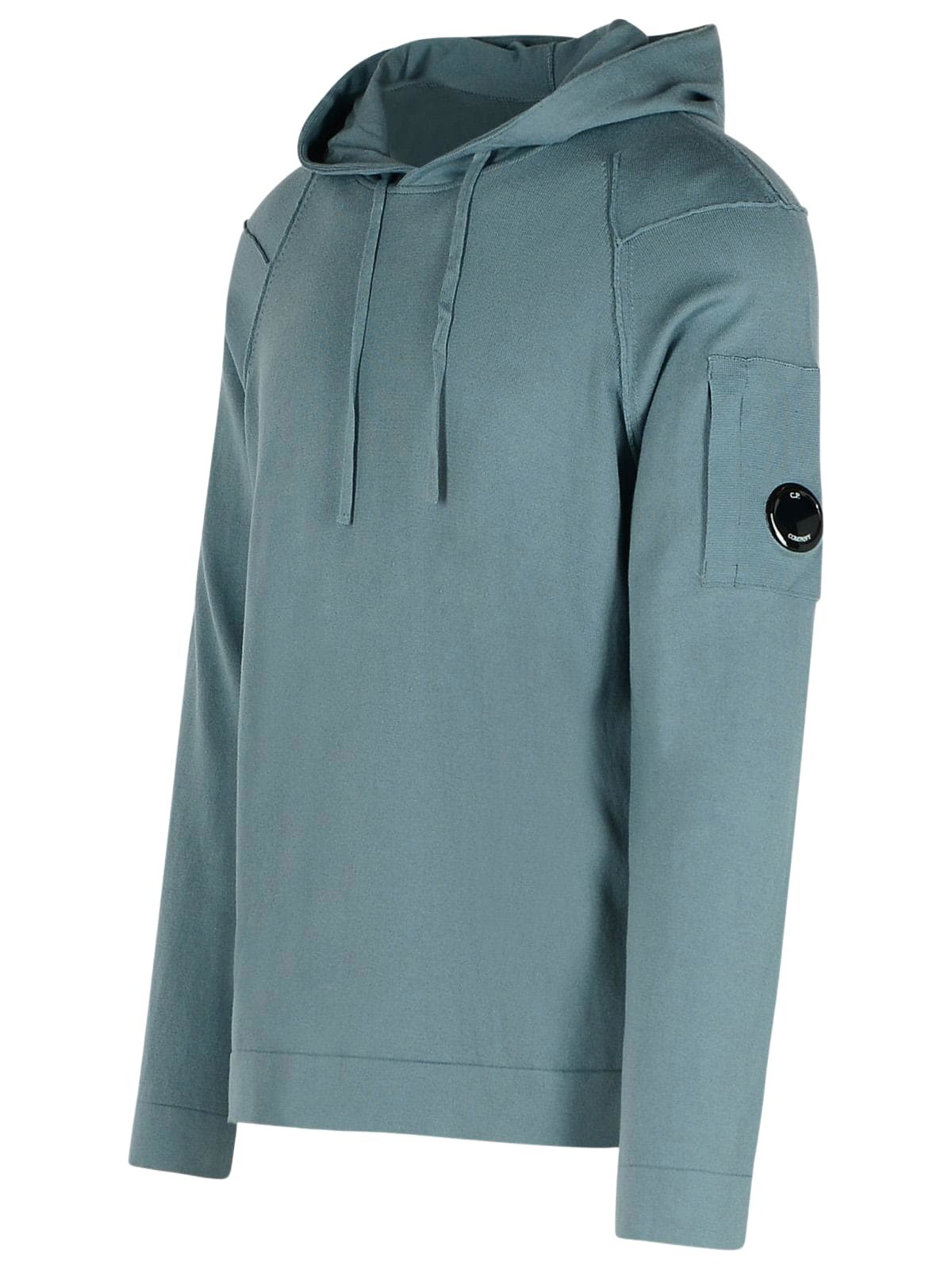 スウェット・トレーナー C.P. Company Cotton sweatshirt with lens C.P. Company lens Light Blue Cotton Sweatshirt C.P. Company