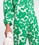 Diane von Furstenberg Brooklyn printed flared pants