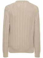 AGNONA - Silk Blend Knit Crewneck Sweater