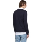 Dsquared2 Navy 3-Pocket Cardigan