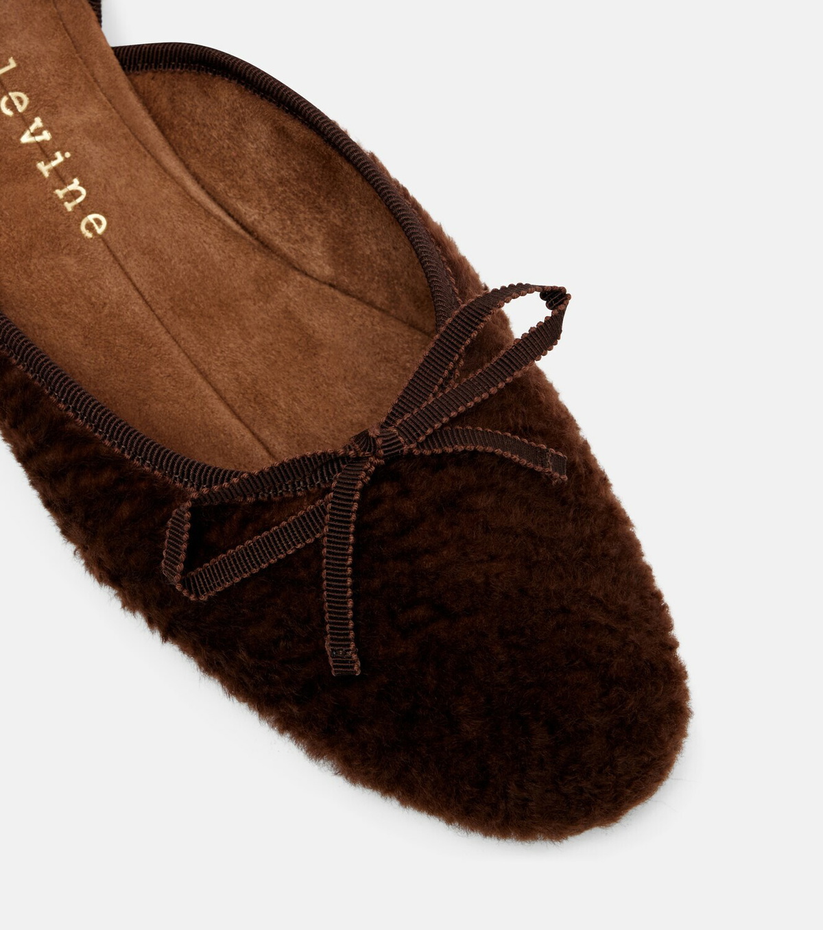 Herbert Levine 24/7 shearling ballet flats