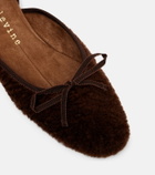 Herbert Levine 24/7 shearling ballet flats