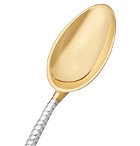 Asprey - Sterling Silver Egg Cup and Spoon Set - Silver