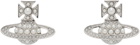 Vivienne Westwood Silver Luzia Bas Relief Earrings