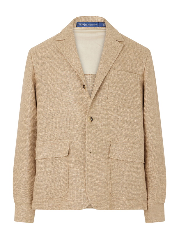 Photo: Polo Ralph Lauren - Linen and Cotton-Blend Woven Blazer - Neutrals