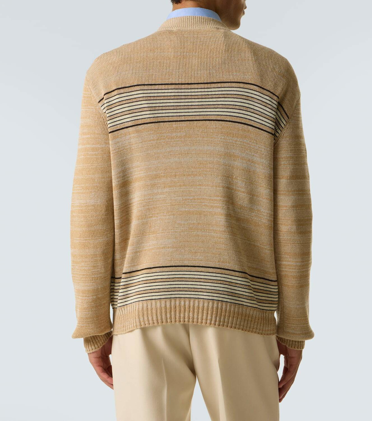 Valentino Logo wool and cotton sweater