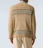 Valentino Logo wool and cotton sweater