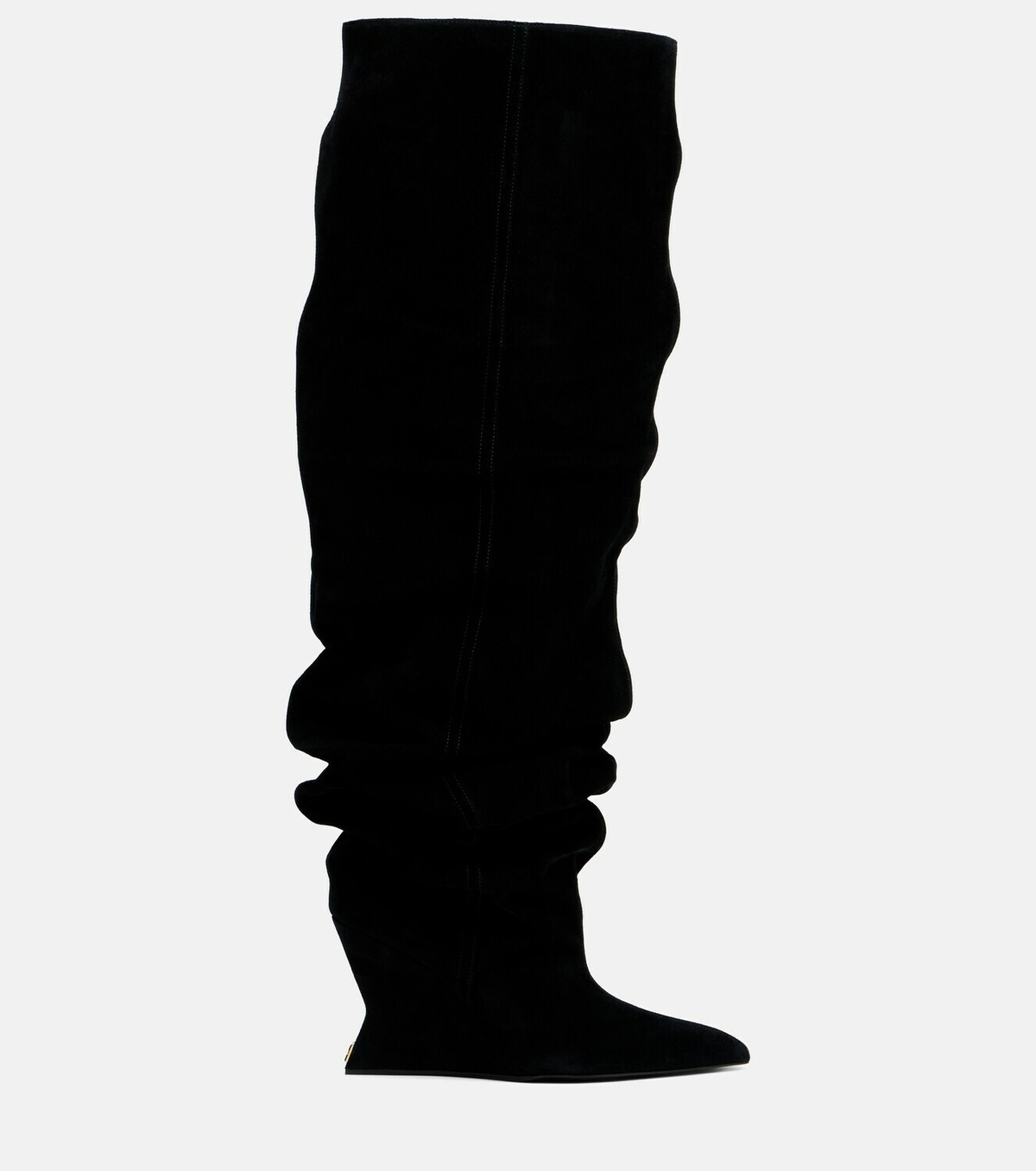 Balmain Suede over-the-knee boots