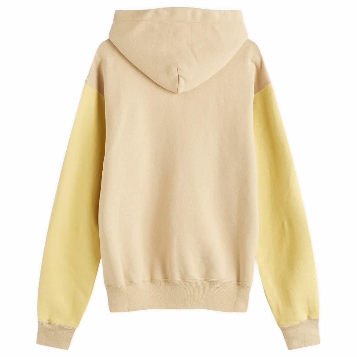 Human Made Men's Colorblock Hoodie in Beige