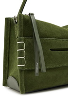 JW Anderson Loafer Suede Shoulder bag - Khaki - One Size