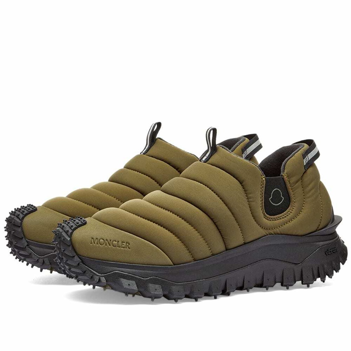 Photo: Moncler Men's Apres Trail Hiking Moc Sneakers in Grey