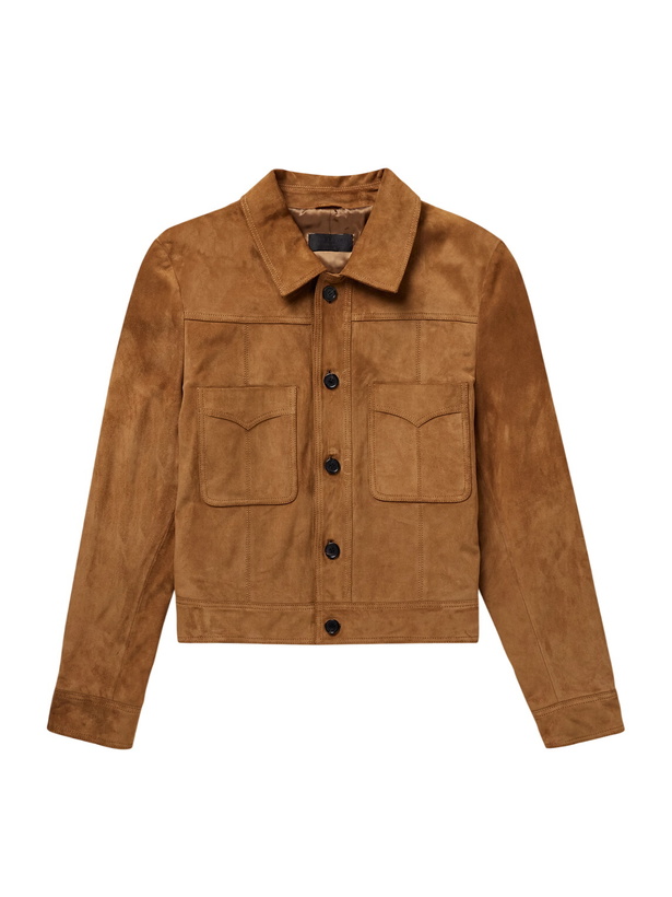 Photo: Nili Lotan - Nikita Suede Jacket - Brown