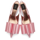 Marc Jacobs Pink Satin Bow Slingback Heels