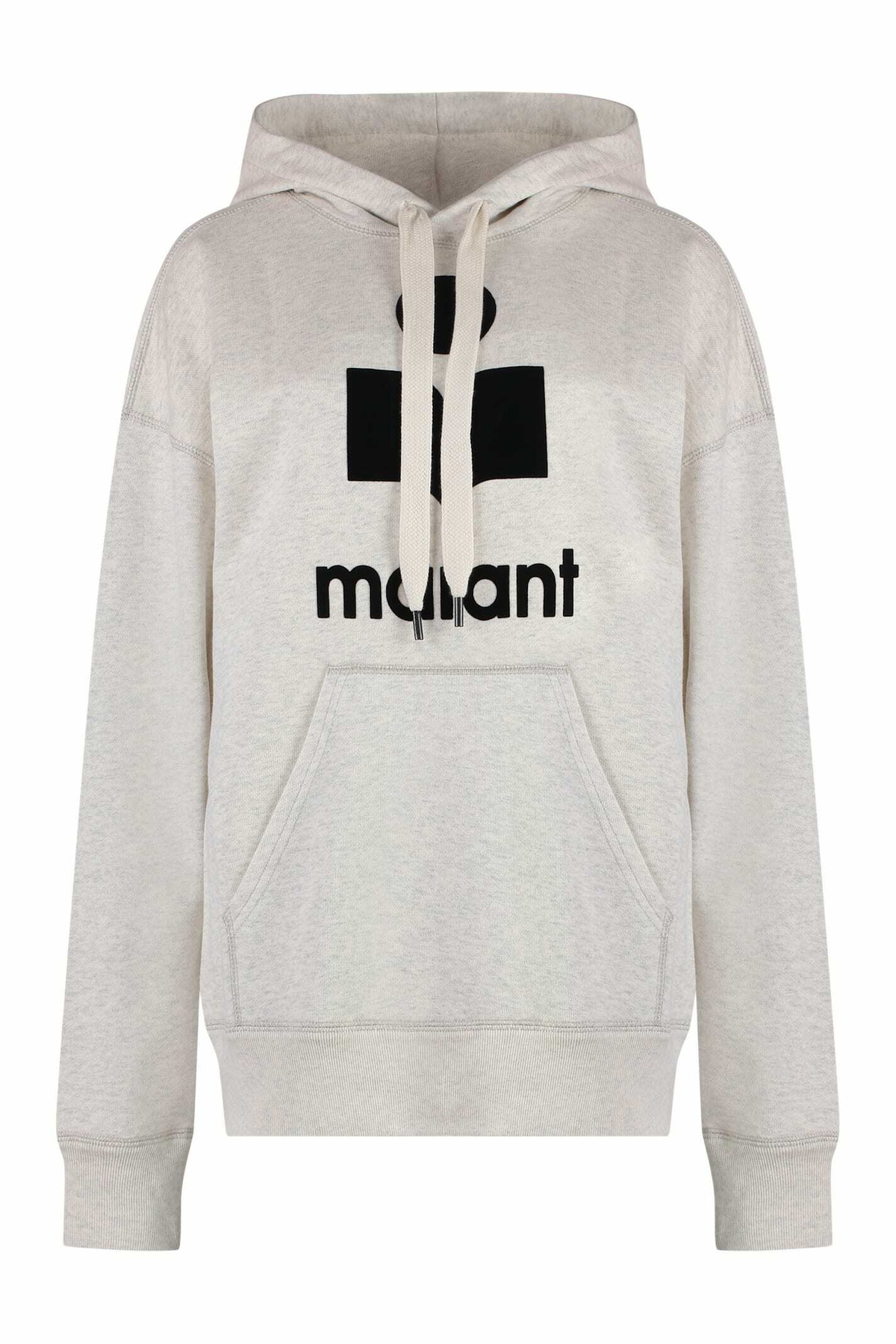 ★Isabel Marant★ Marcello Logo Hood Ecru SW0055HAA2M35H23EC ISABEL MARANT MARCELLO LOGO EMBROIDERED HOODIE MEN