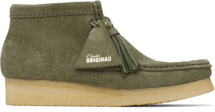 Photo: Clarks Originals Green Wallabee Boots