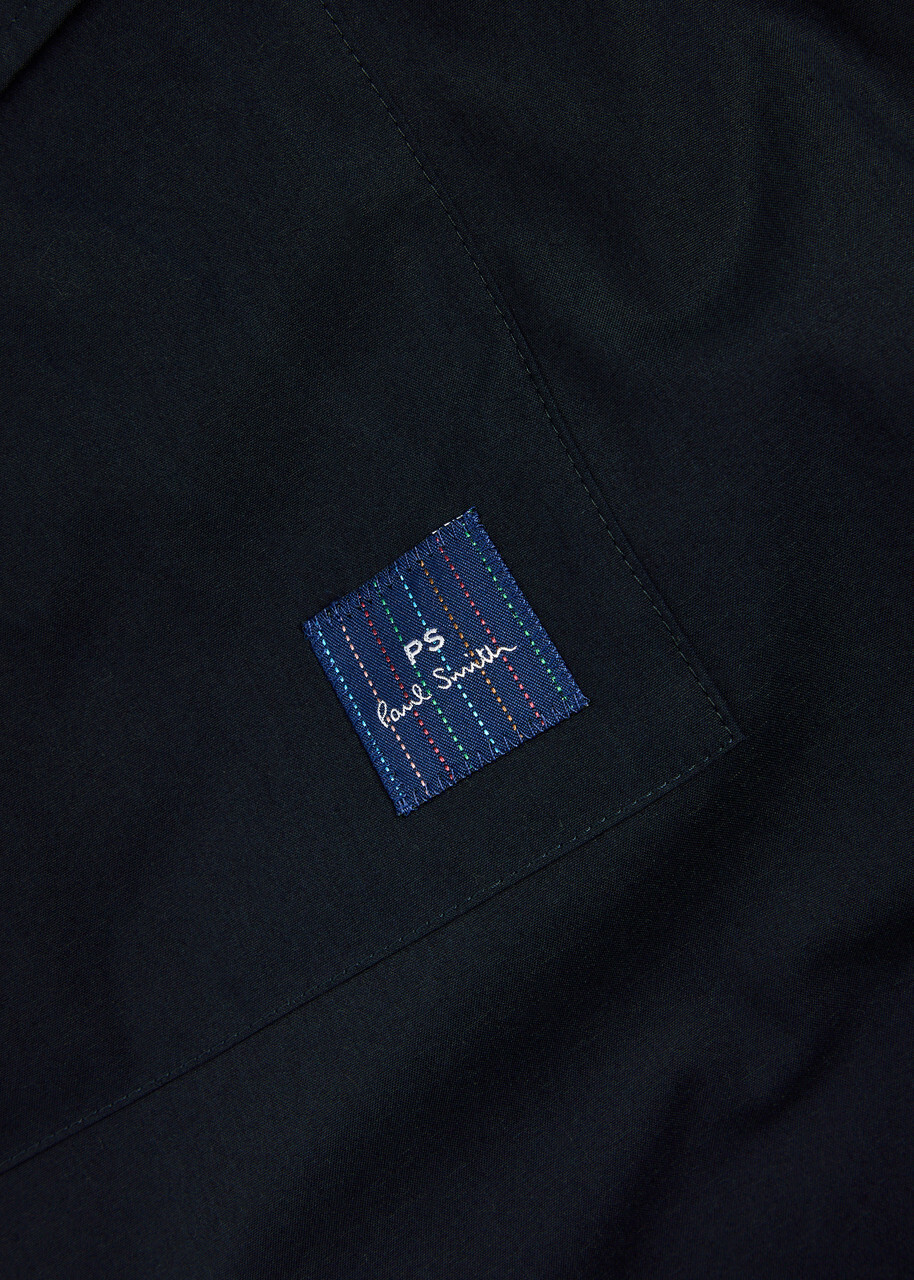 PS Paul Smith Cotton-blend Overshirt Jacket Navy