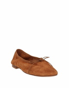 Mansur Gavriel Ruched Womens Ballet flats in Brown