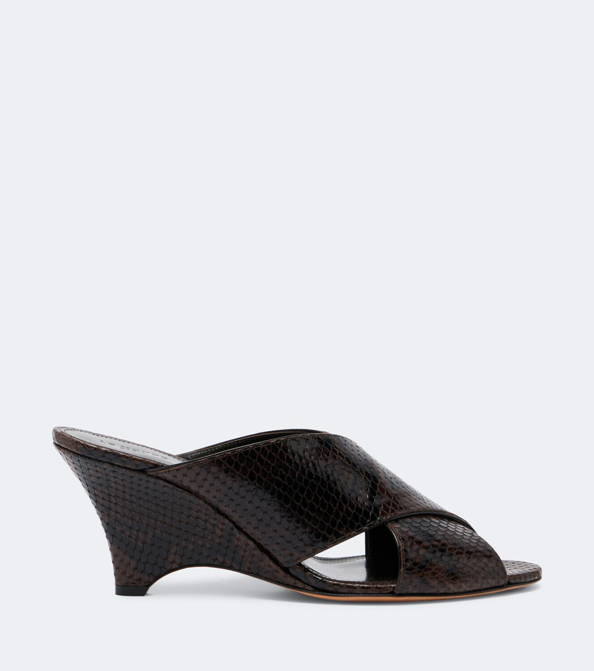 Le Monde Béryl Luca snake-effect leather mules