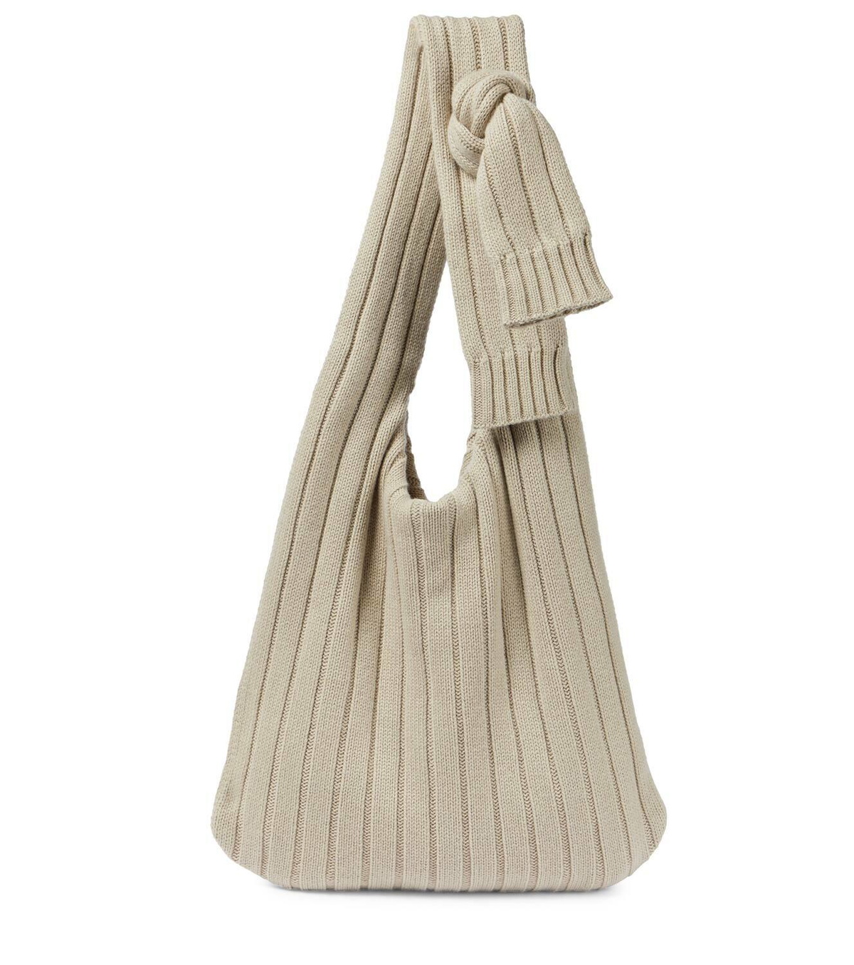The Row Dafy cashmere knit shoulder bag