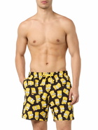 MC2 Saint Barth Man Mid-length Gustavia Swim-shorts With Bart Simpson Print | The Simpsons Special Edition