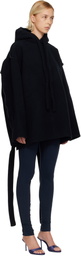 Ottolinger Navy Felted Scuba Anorak