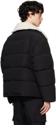 Dunst Black Shearling Collar Down Jacket