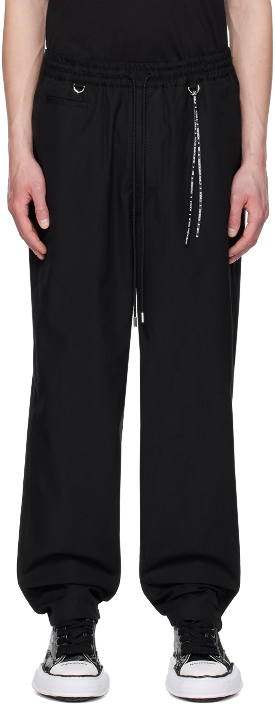 mastermind WORLD Black Easy Trousers MASTERMIND WORLD