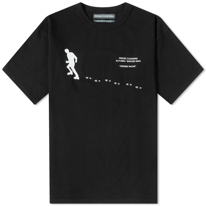Photo: Reese Cooper Men's Desire Paths T-Shirt in Black
