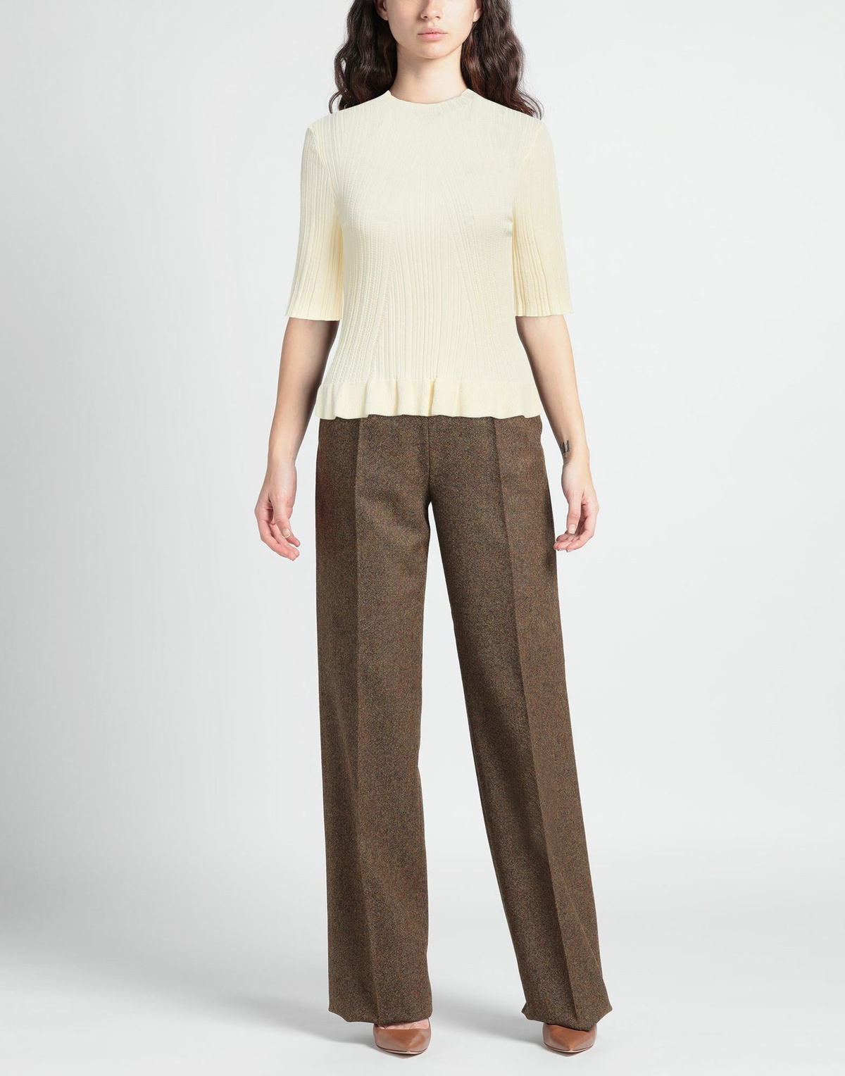 Maje Womens Sweater Pastel in Yellow