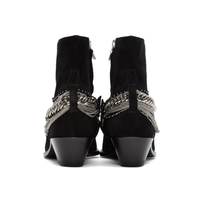 Amiri western chain top boot