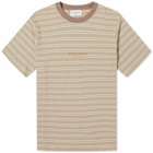 thisisneverthat Men's Micro Striped T-Shirt in Brown