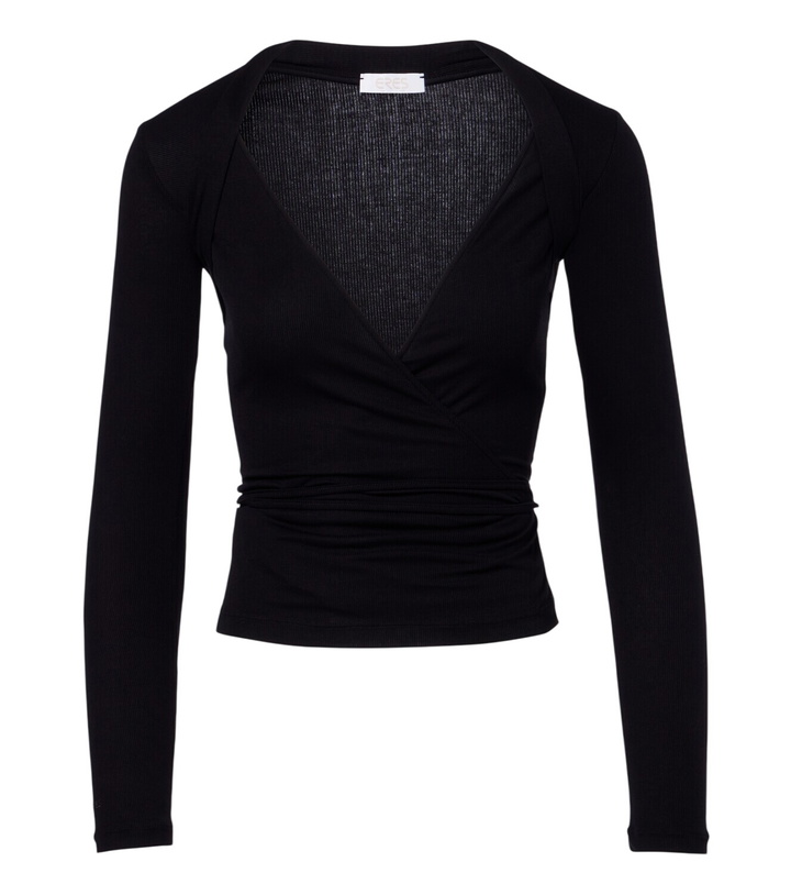 Photo: Eres Charlotte ribbed-knit wrap top